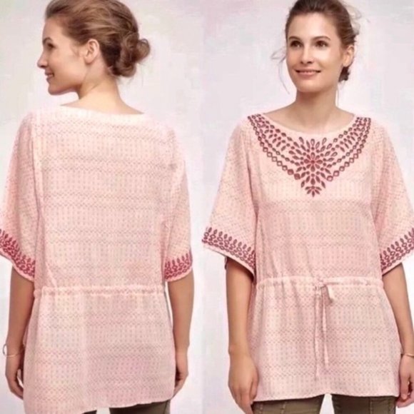 Anthropologie One September Euphemia Eyelet Tunic - Picture 1 of 5